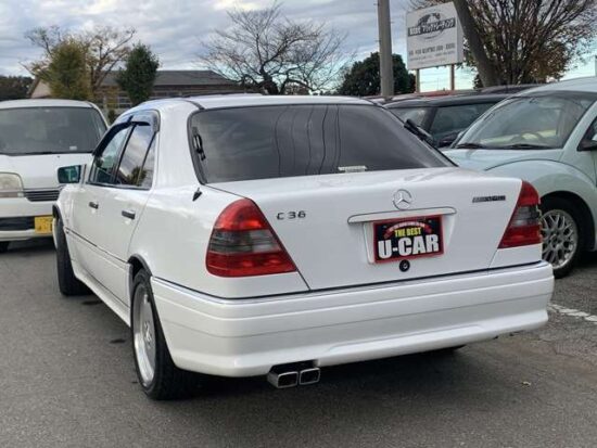 Mercedes-Benz C-Class C280 AMG Spec Bumper/Muffler/AW (White) - Image 15