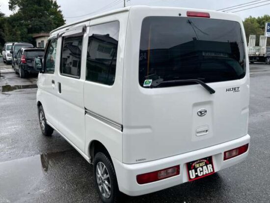 DAIHATSU HIJET CARGO 660 SPECIAL 4WD / Sliding Doors on Both Sides / Aluminum Wheels (White) - Image 30